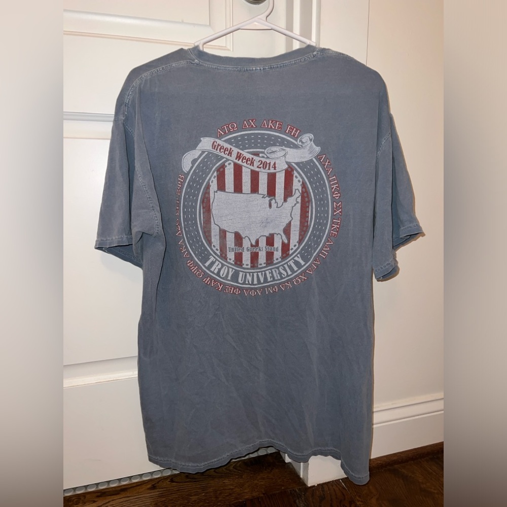 Comfort Colors Tee Shirt: Troy University Sorority